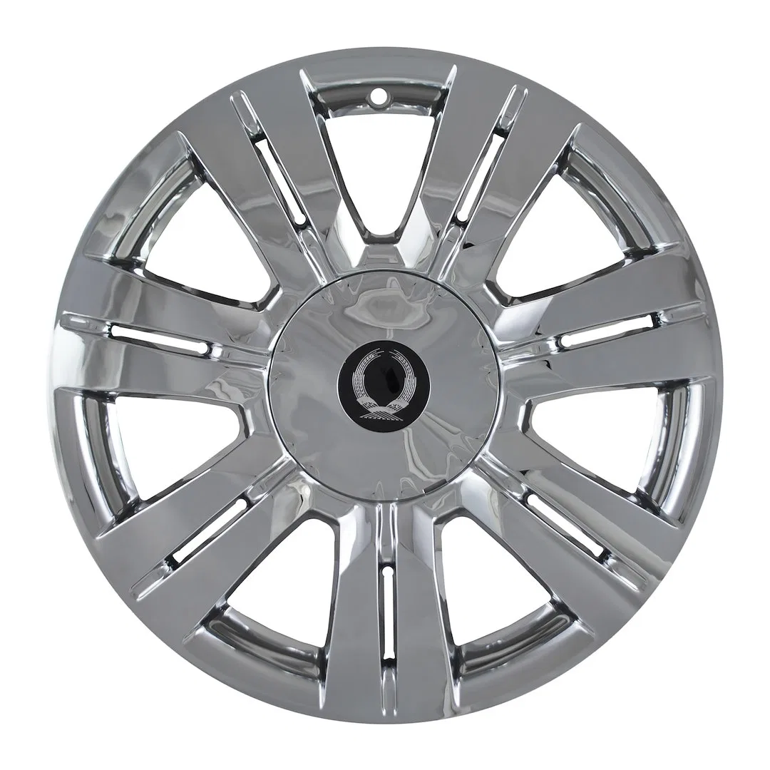 IWCIMP357X – COAST2COAST Wheel Skin, 18 Inch 7 Double Spokes Snap-On Plated Chrome ABS Plastic Set Of 4